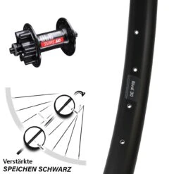 Ryde Rival 30 Disc Vorderrad 27,5 Zoll DT Swiss 370 Nabe 5/100 Mm