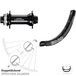 29 Zoll Vorderrad Shimano Deore HB-M6010 Exal BE 21 Centerlock 15x100 Mm