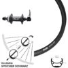 28-29 Zoll Vorderrad Shimano SLX HB-M665 Ryde Andra 321 Centerlock