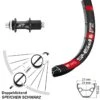 Dt-swiss 26 Zoll Hinterrad Shimano XT DT Swiss 545 Centerlock
