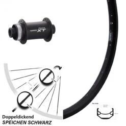 29 Zoll Vorderrad Ryde Andra 40 Disc Shimano XT HB-M778 Für Steckachse