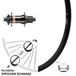 20 Zoll Hinterrad Micro Spline 12-fach Ryde Andra 40 Disc Mit Novatec D442 Boost