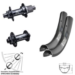 Dt-swiss DT Swiss U 623 Lastenrad 29 Zoll Laufradsatz Boost KX-B Verstärkt Shimano Micro Spline