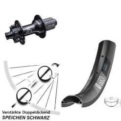 Dt-swiss 27,5+ Zoll Hinterrad DT Swiss U 683 Disc Mit KX-B Nabe 12x148 Boost Heavy Duty