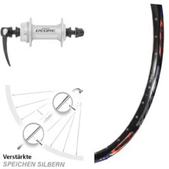 26 Zoll Vorderrad DRC Zzyzx Disc Mit Shimano Deore HB-M595 Nabe