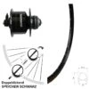 28 Zoll Vorderes Rad Mit Nabendynamo Exal GR 17 Shimano DH-3D72