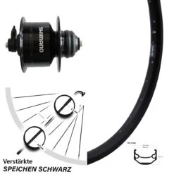 Vorderrad 27,5 Zoll Ryde Andra 40 Disc Shimano DH3D72 Centerlock