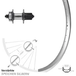 Ryde Andra 40 Hinterrad 24 Zoll Shimano FH-M525