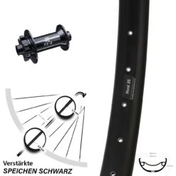 27,5+ Zoll Vorderrad KX-Boost Ryde Rival 35 Disc Für Steckachse