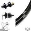 Laufradsatz 26 Zoll Ryde Andra 35 Shimano DH-3N31 Dynamo Novatec F162 SB 11-fach