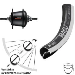 Dt-swiss DT Swiss R460 Hinterrad 28 Zoll Shimano Nexus 7 Gang Nabenschaltung