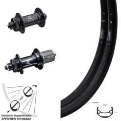 20 Zoll Laufradsatz Lastenrad E-Bike KX-GS Nabe 100/135 Verstärkt Ryde Andra 40