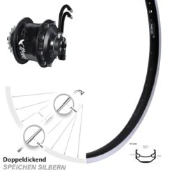 26 Zoll Hinerrad Ryde Andra 40 Mit Rohloff CC OEM Speedhub