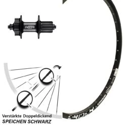 26 Zoll Hinterrad Shimano Deore FH-M525A Mach 1 Magma Für Schnellspanner