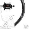 Vorderrad 28 Zoll Ryde Zac 19 Shimano DH-C3000-3N Nabendynamo