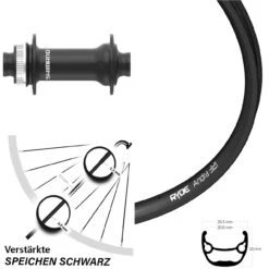 Shimano HB-MT410 Ryde Andra 321 Laufrad 28-29 Zoll Centerlock