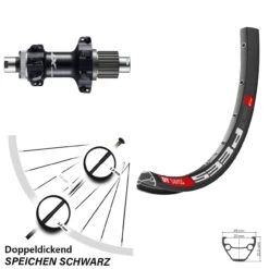 Dt-swiss Shimano Deore XT FH-M8110-BS DT Swiss E533 Hinterrad 27,5 Zoll Straightpull