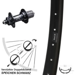 Boost Centerlock Ryde Rival 35 Disc Hinterrad 27,5+ Zoll 11-fach