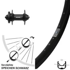 Formula DC-21 Ryde Andra 30 Disc Vorderrad 28 Zoll Für 6-Loch