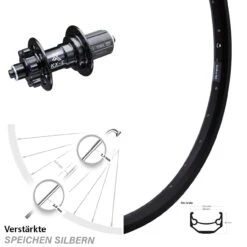 Ryde Andra 40 Disc Hinterrad 28-29 Zoll Mit KX-E Nabe 5x135 Mm 6-Loch 11-fach