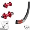 Dt-swiss MTB Leichter 27,5 Zoll Laufradsatz 100x142 Mm KX-M Rot Eloxiert DT Swiss XM 421