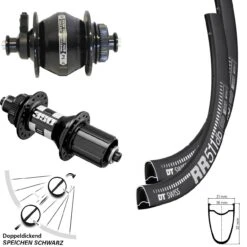 Dt-swiss 28 Zoll Laufradsatz DT Swiss RR 511-350 Shutter Precision PL-8