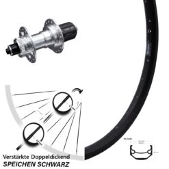 27,5 Zoll Hinterrad KX-E 5x135 Mm 11-fach Centerlock Ryde Andra 40 Disc