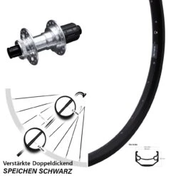 28-29 Zoll Hinterrad KX-E 12x142 Mm Centerlock Ryde Andra 40 Disc