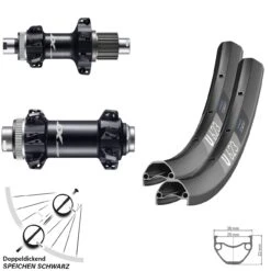 Dt-swiss Laufradsatz DT Swiss U 623 29 Zoll Shimano XT Boost 12-fach Micro Spline Straightpull