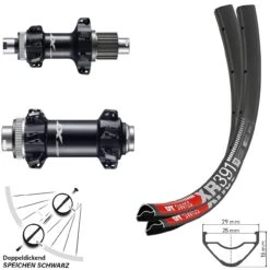 Dt-swiss 29 Zoll Laufradsatz DT Swiss XR 391 Shimano XT Boost Straightpull Micro Spline