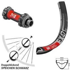 Dt-swiss 29 Zoll Vorderrad EX 471 DT Swiss 240 VR Nabe Straightpull Centerlock Boost