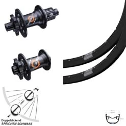 27,5 Zoll Laufradsatz Ryde Rival 23 DT Swiss 350 SL Microspline 12-fach Steckachse