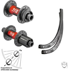 Dt-swiss Laufradsatz DT Swiss 240 EXP R 470 Steckachse Shimano 11-fach Centerlock 28 Zoll Road Disc