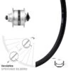 20 Zoll Vorderrad Ryde Andra 40 Disc Shimano DH-3D35 Centerlock Nabendynamo
