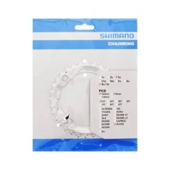 Shimano 4 Loch Kettenblatt Alivio FC M415 32 Zähne 104 Mm Lochkreis 7/8-fach Silber