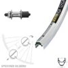 Hinterrad Shimano Nabe 26 Zoll Exal ZX19 Silbern 8-10 Fach