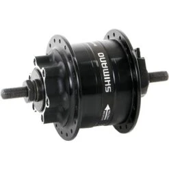 Shimano Nabendynamo DH-3D32-DL Disc 6-Loch Vollachse Schwarz